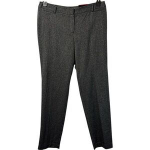 Rafaella Pants Black/White Slim Leg Straight Hip‎ in Size 14  NWT